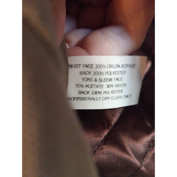 London Fog Men's Vintage Coat Zip Out Winter Liner 44 Long Water Resistant Class - Picture 12 of 12